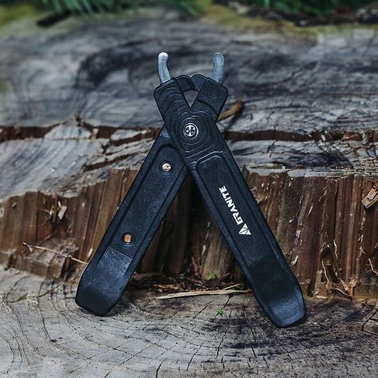Бортувальні лопатки Granite Talon з функцією зняття замка ланцюга велосипеда чорні GCR2001-01 фото