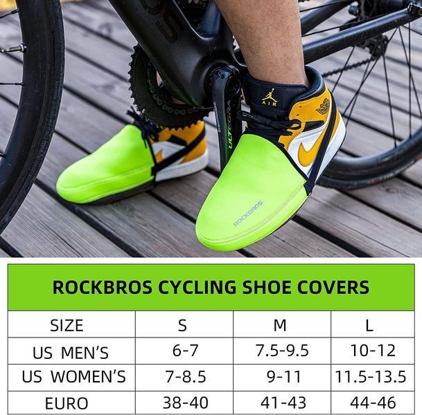 Бахіли термо на носок Rockbros Neon Yellow M (41-43 ) 22421234005 фото