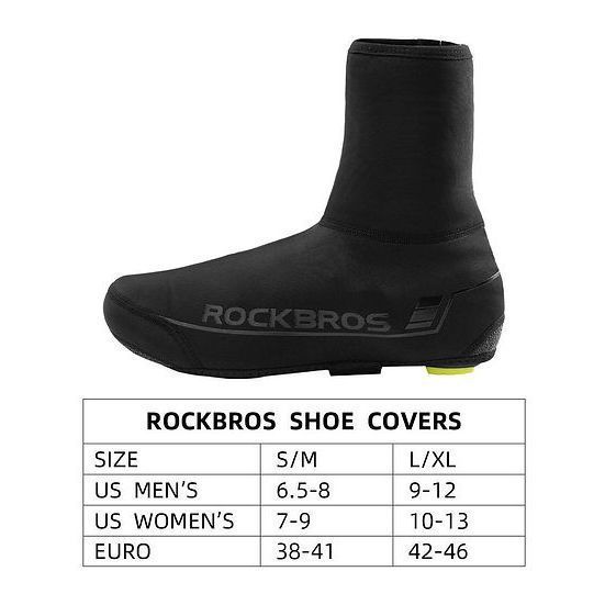 Бахіли велосипедні с захистом від води утеплені Rockbros LF1052 L/XL (42-46) LF1052-1 фото