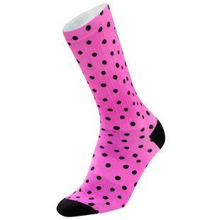Велосипедні шкарпетки Cycology Polka Dot Pink Long SOCK64 фото