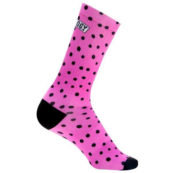Велосипедні шкарпетки Cycology Polka Dot Pink Long SOCK64 фото