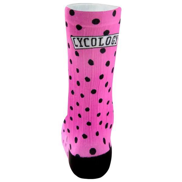 Велосипедні шкарпетки Cycology Polka Dot Pink Long SOCK64 фото