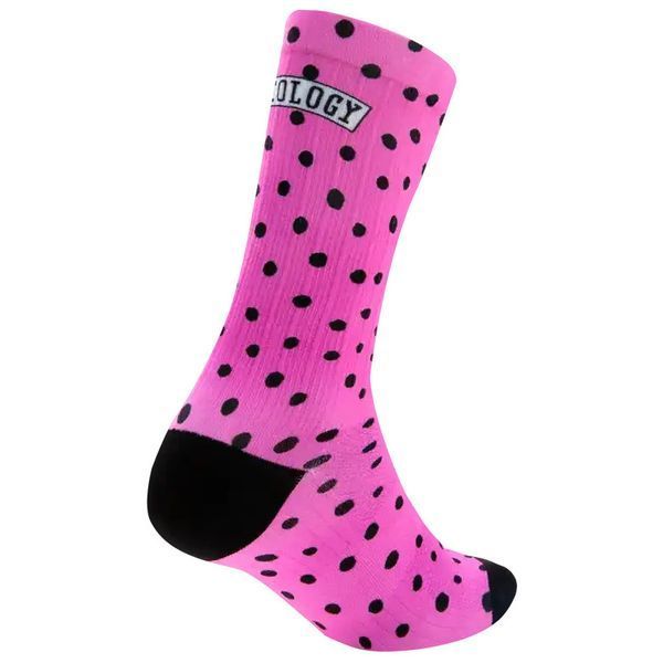 Велосипедні шкарпетки Cycology Polka Dot Pink Long SOCK64 фото