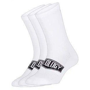 Велосипедні шкарпетки Cycology Reflective Logo White 3 Pack SOCKRF09 фото